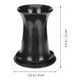 thumbnail image 2 of WRITWAA 8 Pcs Haut-Parleur Tube Vocal Sortie Plastique Noir Améliore la Réponse des Basses Audio de Voiture, 2 of 8