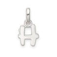 thumbnail image 2 of 925 Sterling Silver Letter H Shaped with Enamel Pendant, 2 of 2
