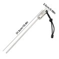 thumbnail image 2 of Transemion Keep Diving Steel Pointer Rod Noise Underwater Tickle Rattle Dive Stick Bottle Knocker Probe Hand Lanyard Tool Kids Black 1Set, 2 of 6