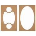 thumbnail image 1 of Peachtree Woodworking Football Bowl and Tray Template - 2 Piece Set, 1 of 4
