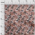 thumbnail image 2 of oneOone Cotton Poplin Rust Brown Fabric Abstract Floral Sewing Craft Projects Fabric Prints By Yard 42 Inch Wide-2rb, 2 of 5