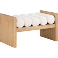 thumbnail image 1 of Meridian Furniture Waverly Cream Bench, 1 of 6