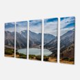 thumbnail image 2 of Mountain Lake under Blue Sky - Landscape Canvas Art Print, 2 of 3