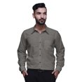thumbnail image 1 of BESTMAN Long Sleeve Formal Shirt For Men Printed Button Down Cotton Men Shirts, 1 of 5