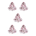 thumbnail image 2 of mmirethe Lightweight Summer Scarves For Women Convenient And Practical Accessory Fashionable And Stylish white pink 5Set, 2 of 6