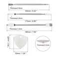 thumbnail image 2 of Unique Bargains Stainless Steel Pry Tool Repair Kit for Screen Glue Removal 5in1 Set, 2 of 4