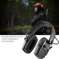 thumbnail image 4 of Electronic Folding Ear Protector Anti-Noise Earmuffs for Shooting Hu nting, 4 of 7