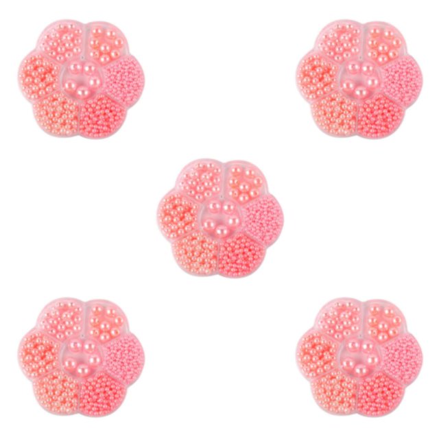 Baohd 1/2/3/5 1150pack/lot Bead Accessories Easy To Thread Wide Application Not Easy To Fade pink 5PCS