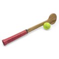 thumbnail image 2 of Raquette d'Entraînement de Tennis en Bois Rouge Générique avec Balle et Sac de Rangement, Couleurs et Quantités de Poignées en Option, 2 of 6