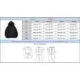 thumbnail image 4 of LUOGENLI Chandails à Capuchon pour Hommes Graphique Hommes Automne et Hiver Mode Décontractée à Manches Longues Chandail de Sport à Capuche Fermeture Éclair Intégrale Chandails à Capuchon pour Hommes Grande Taille Blanc Taille TG, 4 of 9