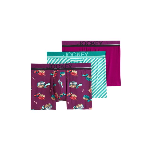 Jockey True Style 4" Trunk - 3 Pack