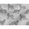 thumbnail image 4 of oneOone Viscose Jersey Fabric Fox Block Print Fabric BTY 60 Inch Wide, 4 of 5