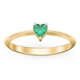 thumbnail image 2 of Heart Birthstone Ring - Emerald (May), 2 of 6