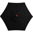 thumbnail image 1 of Parapluie de Remplacement Parapluie pour Parasol de Marché à 6 Nervures de 6,6 Pi pour Table Extérieure Parasol de Terrasse Housse de Remplacement, 1 of 8