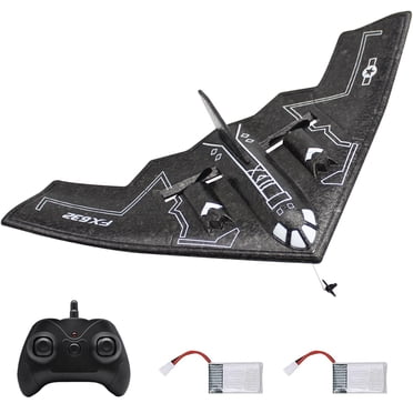 Fisca Avions Télécommandés pour Adultes avec 2 Batteries, Avions RC B2 Spirit pour Enfants 14+