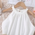 thumbnail image 4 of 2025 Robe pour Enfants Couleur Unie Robe d'Anniversaire Col Suspendu Taille Collection Robe d'Anniversaire Garçon Robe de Princesse Robe pour Mariage, 4 of 7