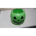 thumbnail image 1 of Halloween Pumpkin Jack O' Lantern Candy Bucket (Green), 1 of 3