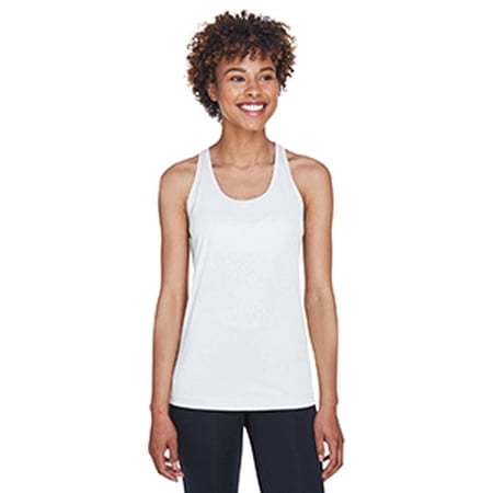 Ladies' Zone Performance Racerback Tank - WHITE - 2XL