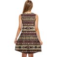 thumbnail image 4 of Ovzne Robes d'Été pour Femmes 2025 Robe Femme Robe Décontractée pour Femmes Grande Taille Sans Manches Col Ras du Cou Robe Courte à Rayures Robe pour Femmes Liquidation, 4 of 5