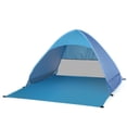 thumbnail image 2 of Amdohai Tente de Plage Instantanée Automatique, Légère, Protection Extérieure, Camping, Pêche, Cabane, Abri Solaire, 2 of 7