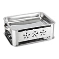 thumbnail image 1 of S SERENABLE Gril, Portable Léger Simple pour Cuisson en Plein Air Camping Randonnée Pique-Niques 45x35cm Respirant, 1 of 9