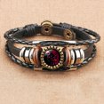 thumbnail image 1 of TopLLC Bracelets 12 Constellation Bracelet Leather Rope Bracelet Ladies Men Hand Woven Rope Bracelet Punk Chain Cuffs a Bracelet, 1 of 2