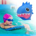 thumbnail image 2 of Unique Bargains 1 Pce Bonnet de Bain en Silicone Motif Requin Bleu Foncé, 2 of 6
