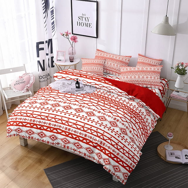 Innerwin Quilt Sets Printed Coverlet Set 3 Pieces Christmas Comforter Bedspread Lightweight Microfiber Breathable Ultra Soft Decor Style G King