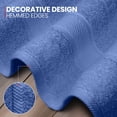 thumbnail image 2 of Canadian Linen Imperial Towels, Pack of 6 (Bath, Hand, Face Cloth Set) Lightweight Soft Absorbent Cotton Quick Dry Towel for Bathroom, Spa, Light Blue, 2 of 9