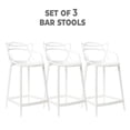 thumbnail image 1 of Heavenly Collection Plastic Counter Stool SET OF 3, 1 of 9