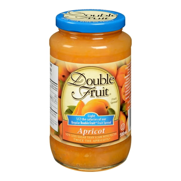 Double Fruit Light Apricot Fruit Spread 500mL