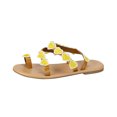 thumbnail image 2 of Cameland Summer Plus-size Ethnic Style Love Pinch Toe Beach Flat Sandals, 2 of 8