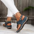 thumbnail image 4 of DPTALR Women's Flower Wedges Casual Slope Heel Sandals Comfortable Slippers, 4 of 9