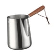 thumbnail image 3 of tamizeot Turkish Coffee Pot Multifunctional Stainless Steel for Kitchen Household Bar 1000ML Silver 1000ML, 3 of 4