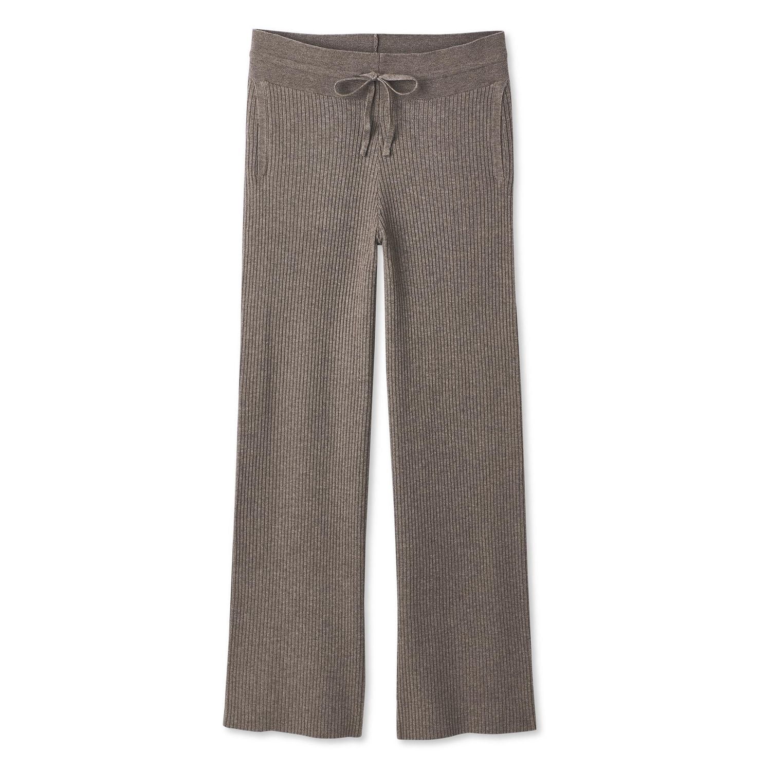 Pantalon de survêtement côtelé à jambe large George pour femmes