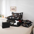 thumbnail image 4 of YST Dog Paws Print 7-Piece Animal Theme Comforter Set, Cartoon Bone Bedding for Kids, Queen, 4 of 4