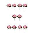 thumbnail image 2 of Youkk 2pcs Easy To Clean – Realistic Appearance – Artificial Flowers For Wedding rose red+ pink 5Set, 2 of 6