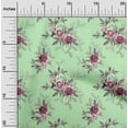 thumbnail image 2 of oneOone Polyester Spandex Mint Green Fabric Florals Sewing Craft Projects Fabric Prints By Yard 56 Inch Wide, 2 of 4