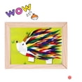thumbnail image 3 of Photo Frame Wooden Decorative Artwork Display Frame Picture Frame for Kids DIY, 3 of 8