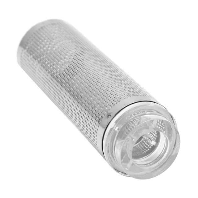 Fish Filter Cover, Easy To Clean Polished High Hardness Aquarium Filter Guard Stainless Steel for Protecting Fish Shrimp Inhalation S,L