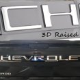thumbnail image 3 of Tailgate Insert Letters Compatible with 2019 2020 2021 2022 2023 2024 3D Abs Plastic Emblems Badges with Strong Adhesive Chrome Silver, 3 of 9