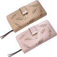 thumbnail image 1 of 2 Pcs Porte-Cartes Sac Portable Portefeuille Long pour Femmes Porte-Cartes de Visite Pochette, 1 of 8