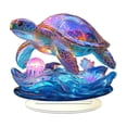 thumbnail image 2 of Pendentif d'Été Tortue Pendentif Méduse Colorée Pendentif de Table Plat 2D, 2 of 7