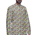 thumbnail image 3 of Atasi Indian Asymmetric Party Wear Kurta With White Churidar Pajama Set For Men, 3 of 3