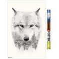 thumbnail image 1 of Wolf - Trees Wall Poster, 22.375" x 34", 1 of 4