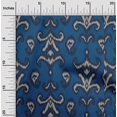 thumbnail image 1 of oneOone Silk Tabby Fabric Paisley & Floral Ikat Printed Craft Fabric BTY 42 Inch Wide, 1 of 4
