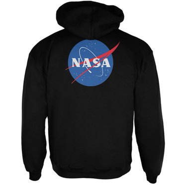 NASA Logo Mens Full Zip Hoodie