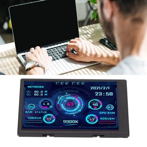 Moniteur portable, 3.5in IPS USB Mini Écran AIDA64 Affichage de l'écran de température PC CPU Moniteur de données Moniturateur de temps d'ordinateur
