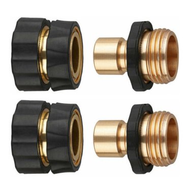 2 Paires Raccord de Tuyau de Jardin Connecteur Rapide Adaptateur de Tuyau d'Eau Accessoires de Tuyau