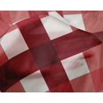 thumbnail image 4 of oneOone Silk Tabby Bright Red Fabric Gingham Check Craft Projects Decor Fabric Printed By The Yard 42 Inches Wide, 4 of 4